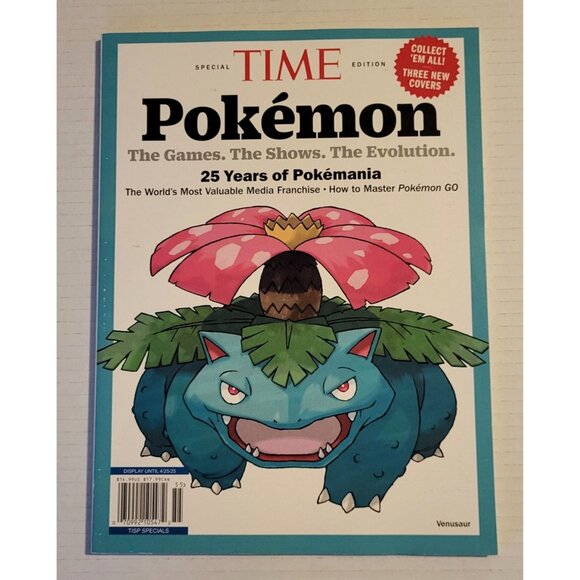 Pokémon Magazine 25 Years Of Pokémania Venusaur - Picture 1 of 5
